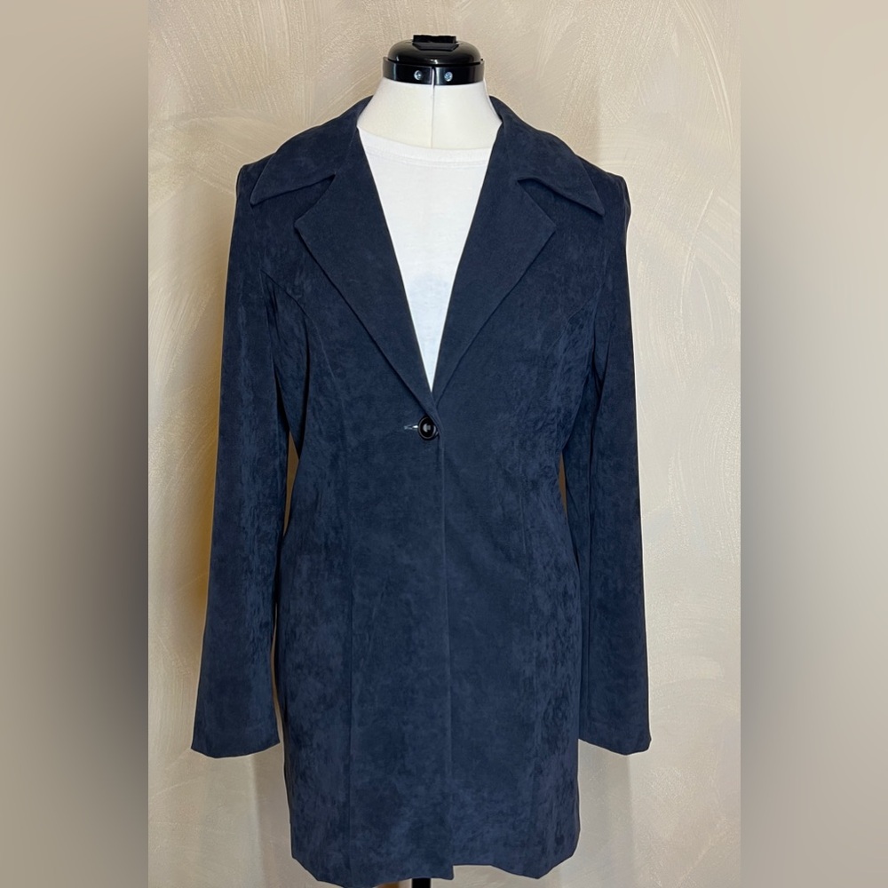 Jodi Michaels Vintage women’s Ash Gray long sleeve 1-button Classic blazer|SZ:3